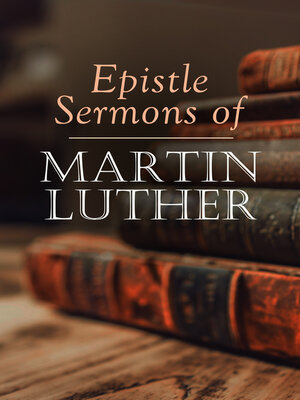 cover image of Epistle Sermons of Martin Luther
